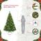 7.5ft. Pre-Lit Adirondack Artificial Christmas Tree, Multicolor LED Lights